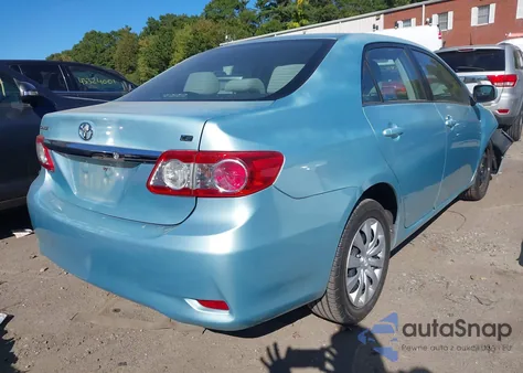 2013 Toyota Corolla Le z USA, uszkodzony, nr VIN 2T1BU4EE5DC114497